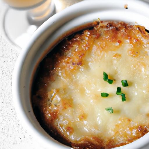 Indulge in Rich, Cheesy French Onion Soup Gratinee Delight