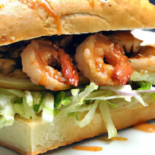 Fusion Feast: General Tso's Shrimp Po' Boy Sandwiches Explained