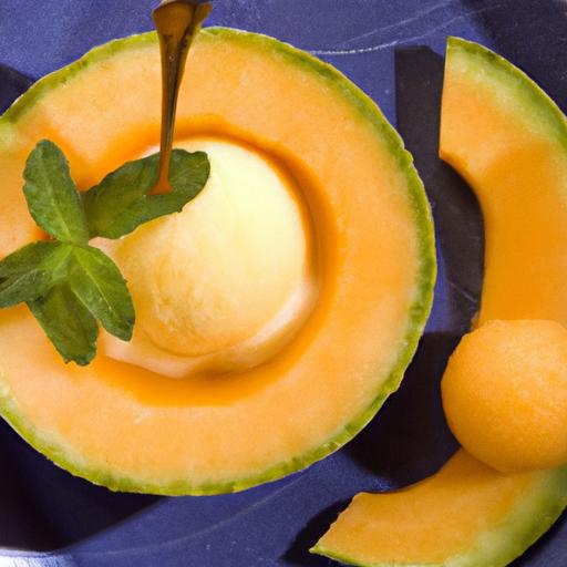 Refreshing Cantaloupe and Mint Sorbet: A Cool Summer Treat