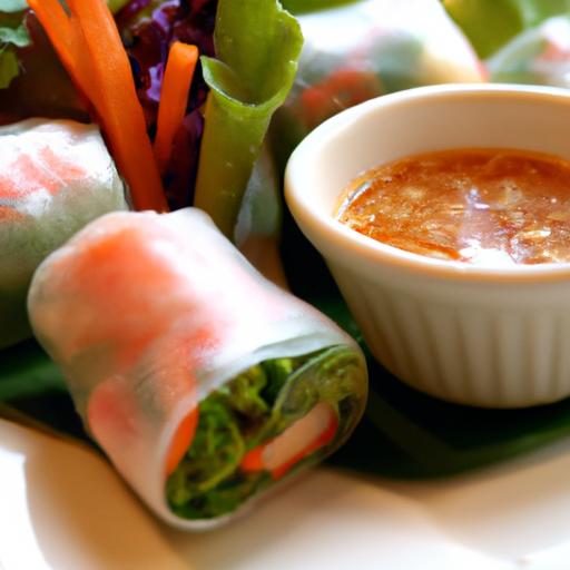 Fresh & Fast Thai Shrimp Summer Rolls with Zesty Peanut Dip