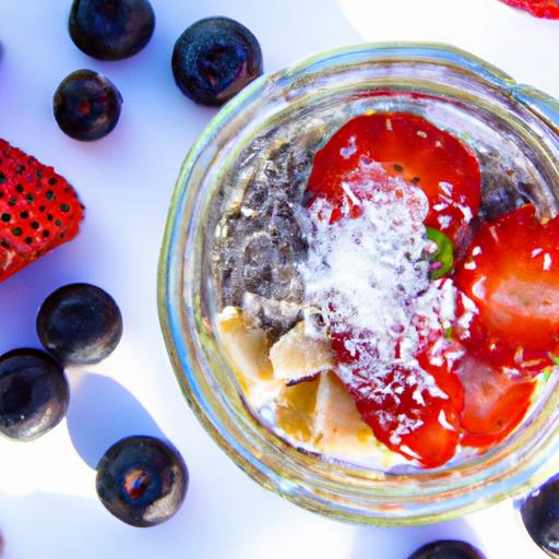 Energize Mornings: Overnight Oats with Chia & Berries