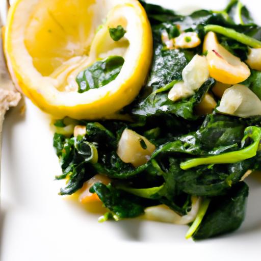 Zesty Garlic Lemon Spinach: A Simple Sautéed Delight