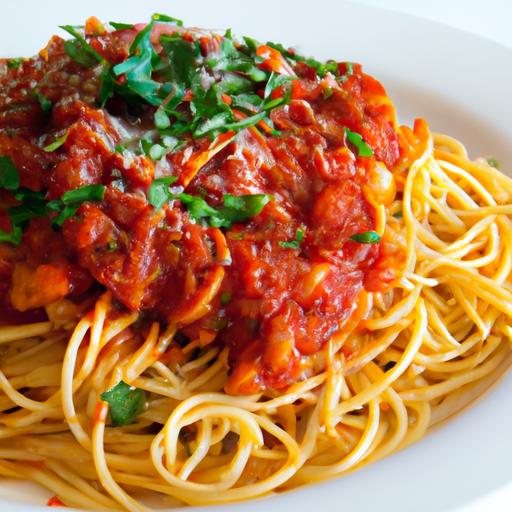 Wholesome Whole Wheat Spaghetti Meets Simple Marinara Bliss