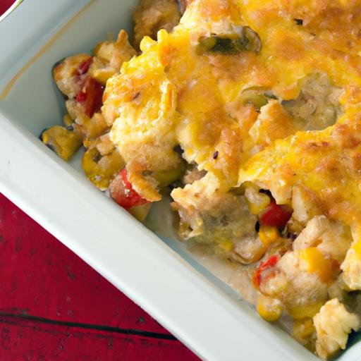 Southwest Chicken and Cornbread Casserole: A Flavorful Twist