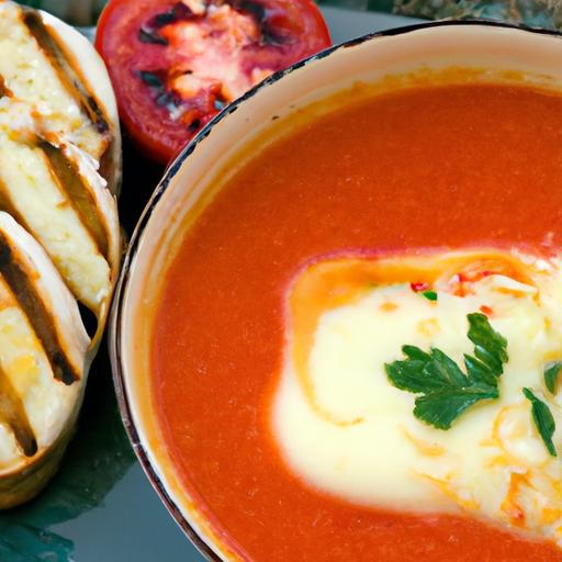 The Perfect Pair: Grilled Cheese Meets Tomato Soup Bliss
