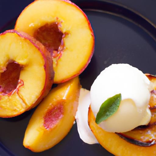 Sweet Summer Joy: 10-Minute Grilled Peaches with Honey & Ice Cream