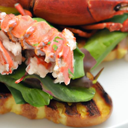 Elevate Your Snack: Classic Toasted Sandwiches with Lobster Salad