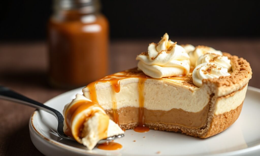 Decadent Banoffee Treat: Rich toffee banana cream pie delight.