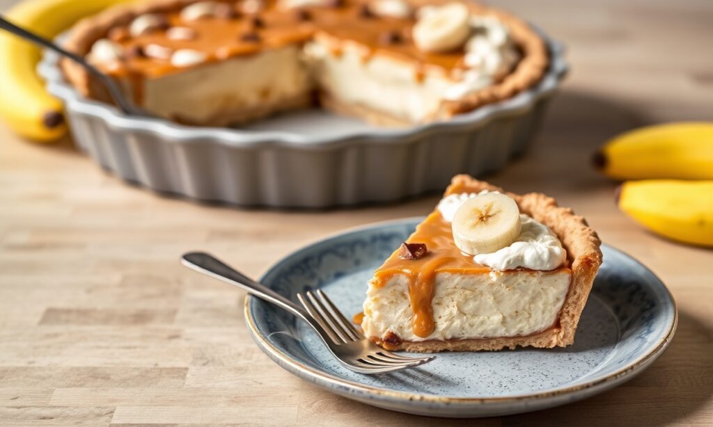 Decadent Banoffee Treat: Rich toffee, banana, and cream pie magic.
