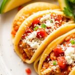 Taco stuffed pasta shells: a delicious fusion feast.
