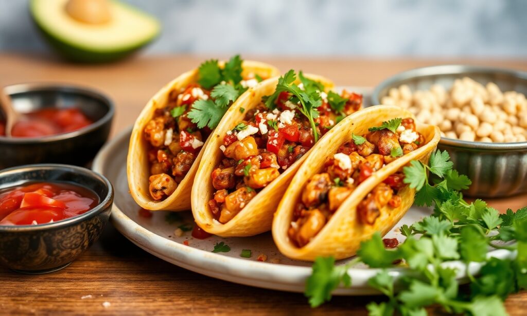 Taco stuffed pasta shells: a flavorful, cheesy fusion feast.