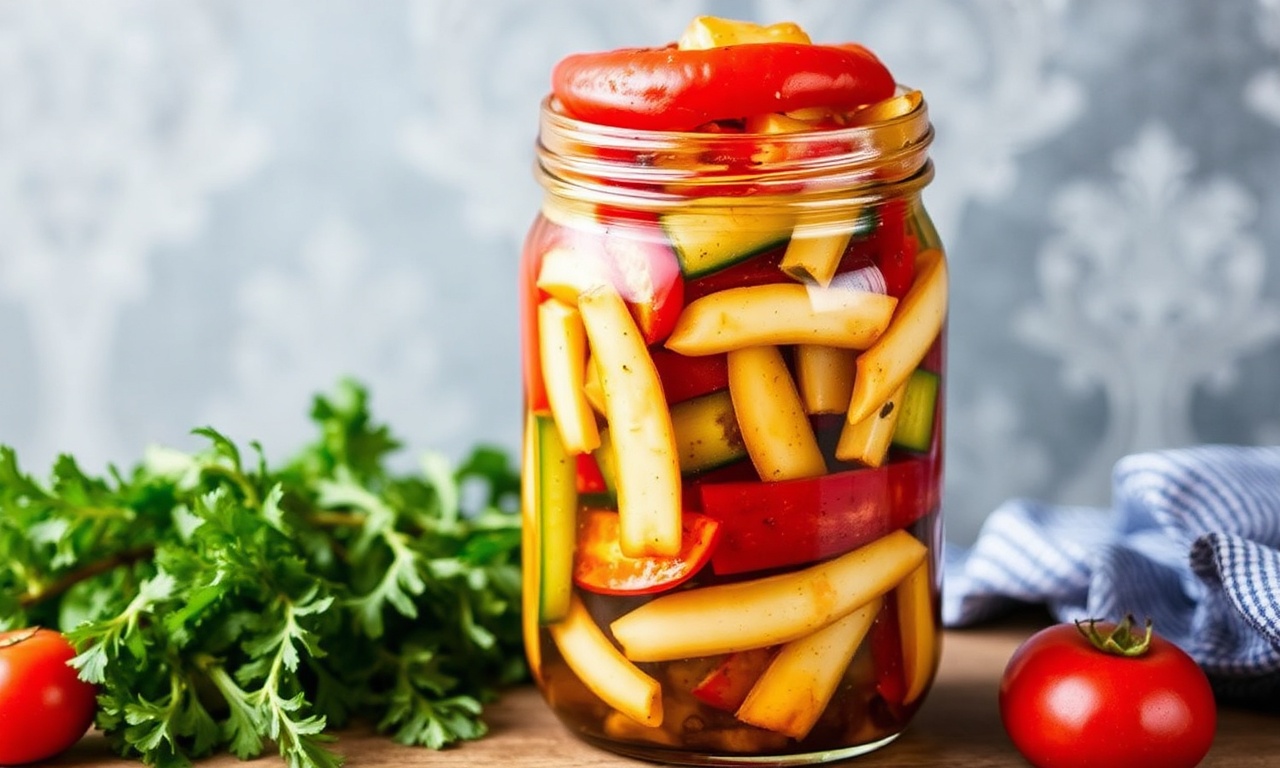 Make homemade giardiniera pickles: crisp, zesty, easy recipe.