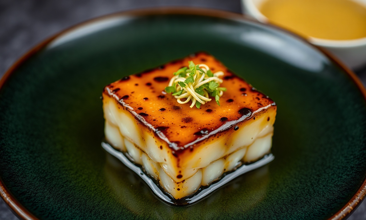 Art Miso glazed black cod, Nobu style, unlocking incredible flavor.