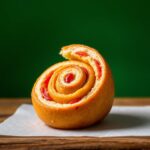 Twist Taste: Turkey cheese pinwheel sandwich delights.
