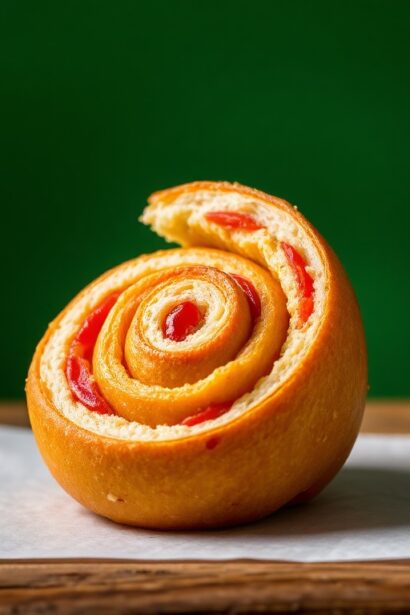 Twist Taste: Turkey cheese pinwheel sandwich delights.