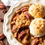Southern Pecan pie cobbler, a sweet twist on tradition.