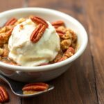 Southern pecan pie cobbler, a sweet Southern pecan twist.