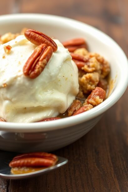 Southern pecan pie cobbler, a sweet Southern pecan twist.