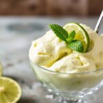 Creamy avocado lime ice cream: refreshing no-churn twist.