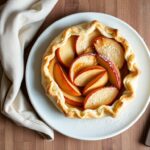 Elegant puff pastry apple tart, a classic galette.