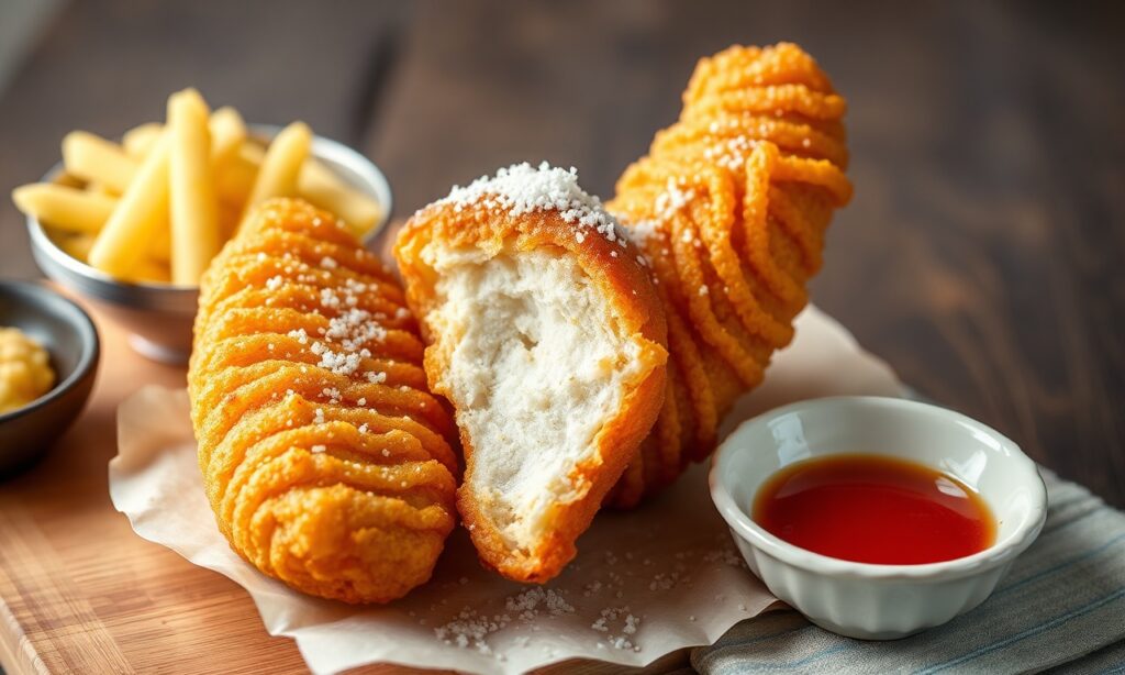 Authentic Japanese chicken katsu, crispy perfection.