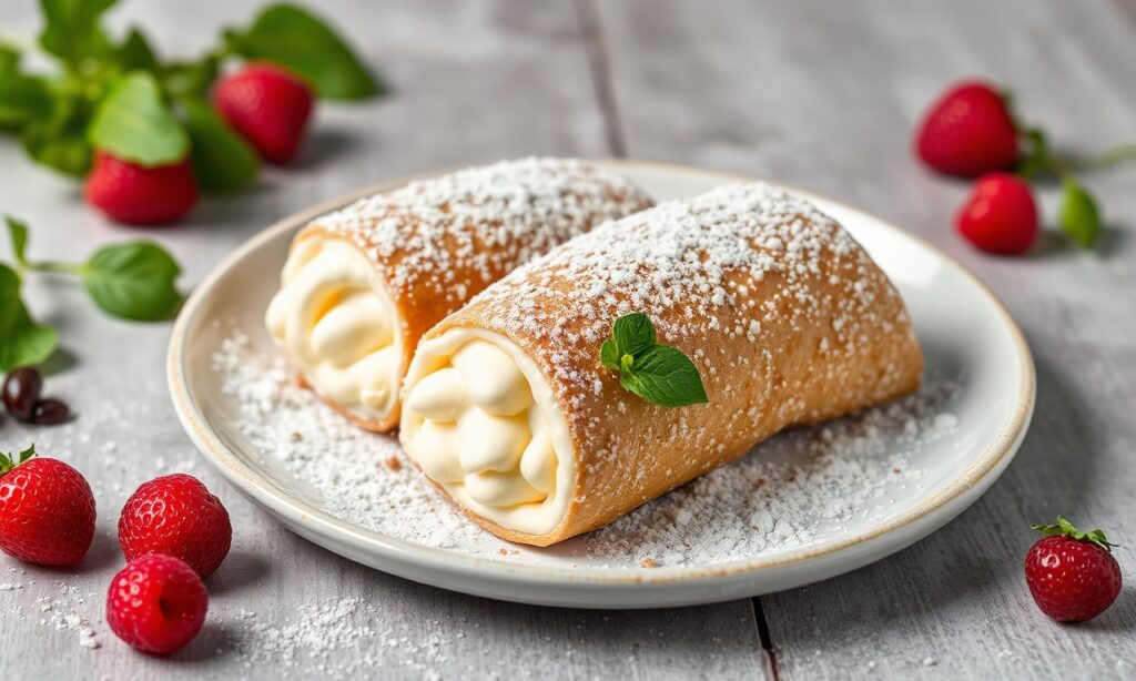 Creamy mascarpone and ricotta dessert, a taste of heritage.