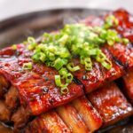 Best authentic kalbi: Korean marinated short ribs cooked to perfection.