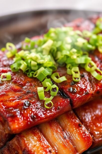 Best authentic kalbi: Korean marinated short ribs cooked to perfection.