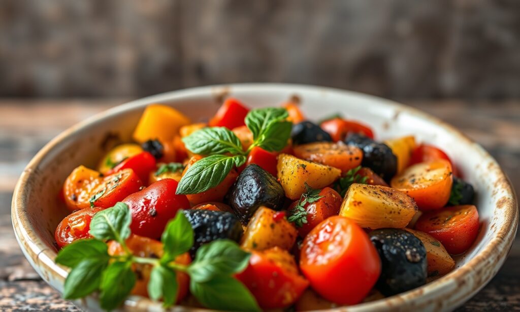 Savor Classic Ratatouille: Simple, sun-ripened vegetables create magic.