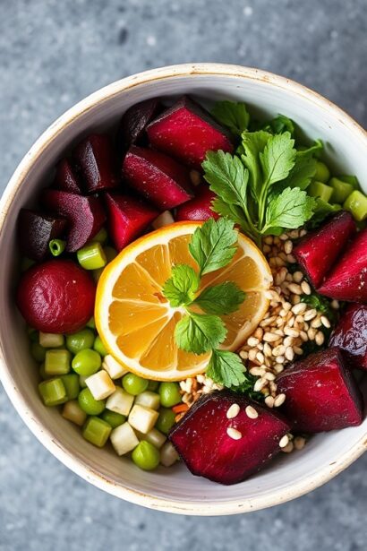 Crafting beet and citrus poke bowls: bright, bold, and delicious.