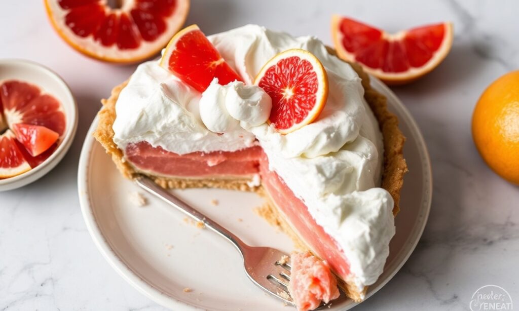 Crafting perfect grapefruit meringue pie: zesty, sweet citrus delight.