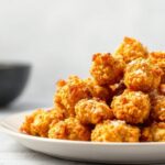 Easy air fryer popcorn chicken, crispy and quick.