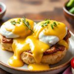Mastering perfect eggs Benedict with creamy hollandaise sauce.