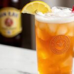 Classic ginger ale float: Boston Cooler delight revival.
