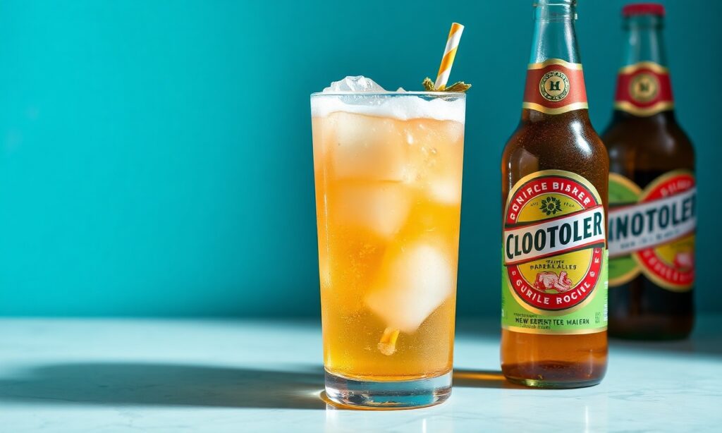 Classic ginger ale float revival: Boston Cooler delight.
