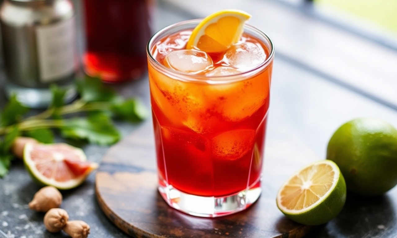 Refreshing Tamarind ginger cooler recipe to beat the heat.