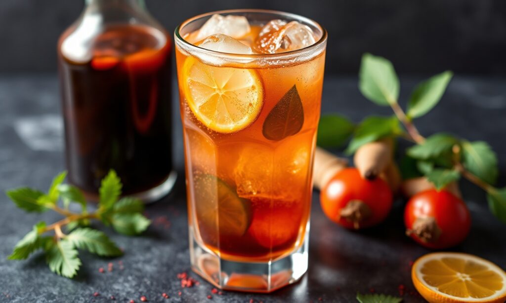 Refreshing Tamarind ginger cooler recipe for beating the heat.