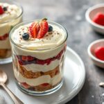 Delicious Zuppa Inglese: Lush Italian trifle with custard and liqueur.