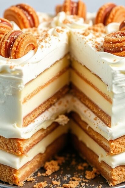 Easy no-bake éclair cake recipe: decadent dessert delight.