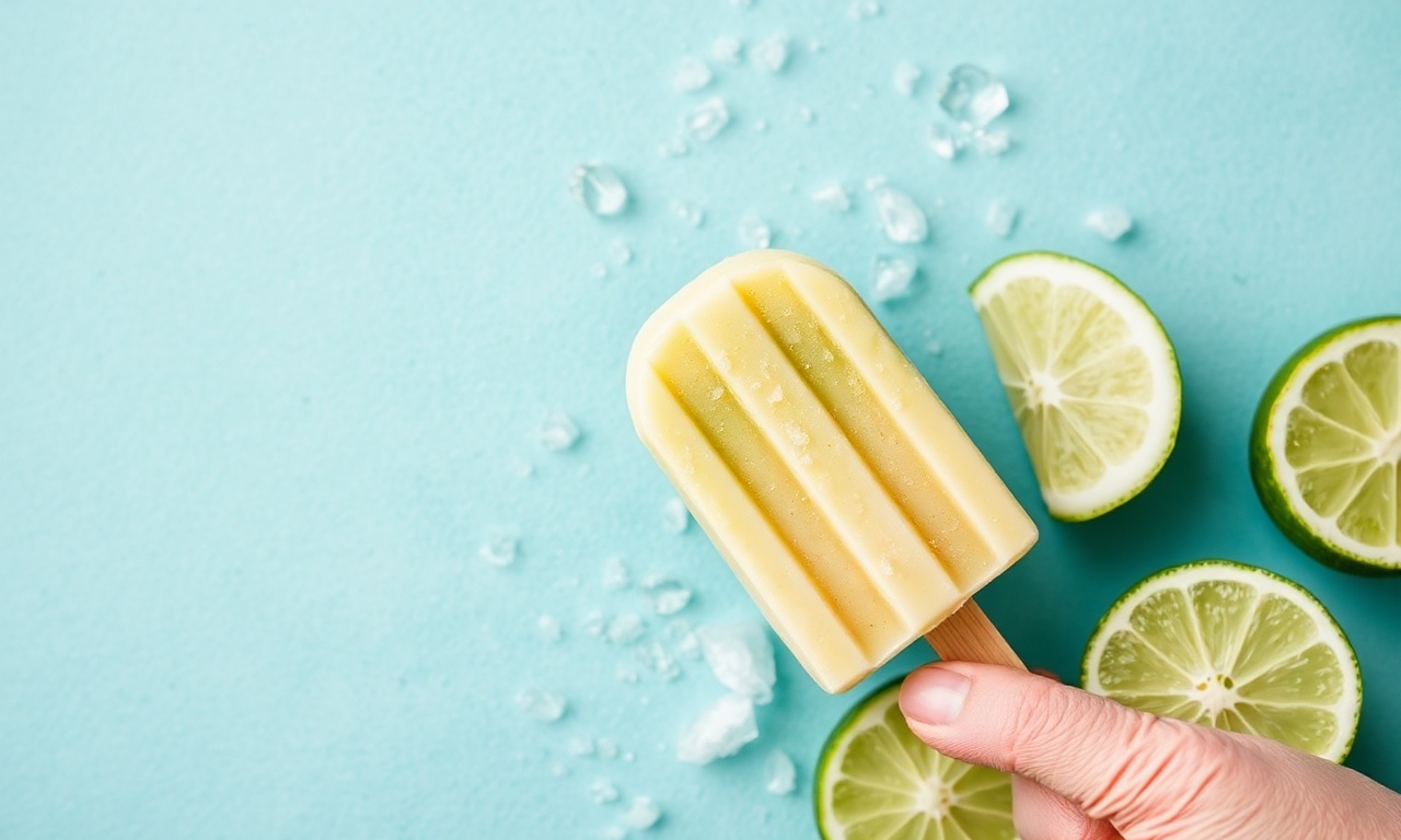 Refreshing avocado lime popsicles: creamy, cool, delightful summer treat.