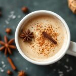 Crafting perfect spiced chai latte from scratch at home.