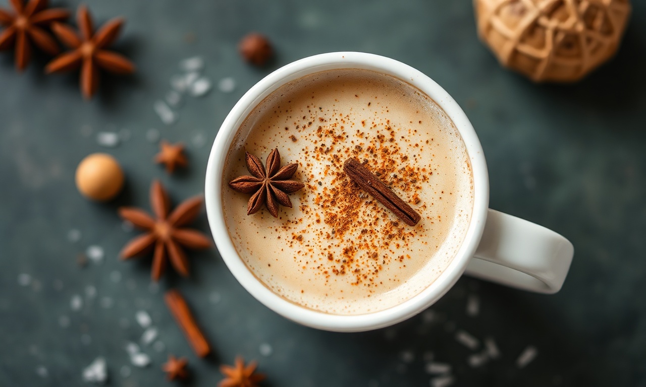 Crafting perfect spiced chai latte from scratch at home.