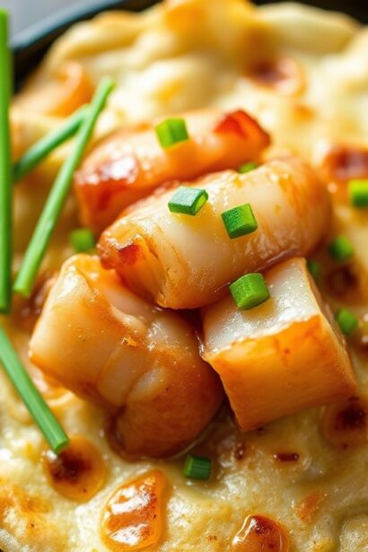 Exploring Korean seafood scallion pancakes: crispy delights.