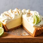 Zesty no-bake key lime pie with crunchy graham crust.