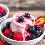 Sweet and tangy summer berry pudding recipe.