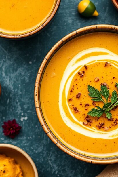 Golden turmeric lentil soup: vibrant, healthy, and delicious.