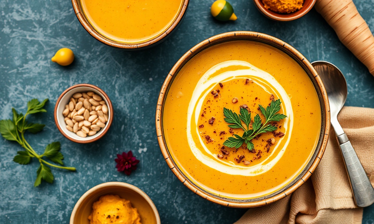 Golden turmeric lentil soup: vibrant, healthy, and delicious.