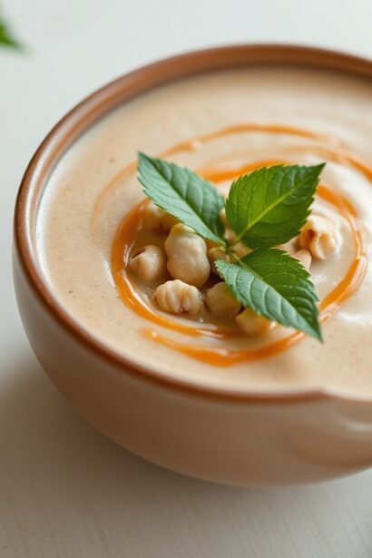 Delicious peanut soup dessert, a sweet tradition explored.