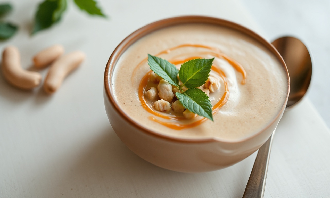 Delicious peanut soup dessert, a sweet tradition explored.