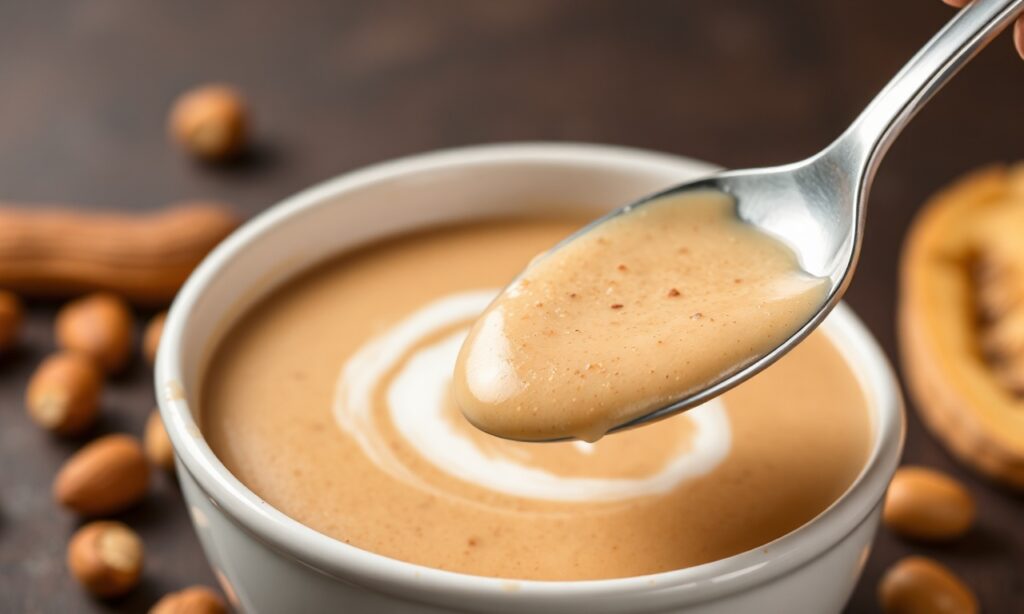 Delicious peanut soup dessert, a sweet and earthy tradition.